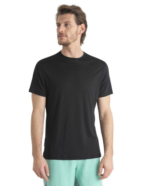 Pánské merino triko krátký rukáv ICEBREAKER Mens 125 Cool-Lite Sphere III SS Tee, Black velikost: S