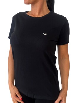 Dámské bavlněné triko Emporio Armani EW000408 AF19023 černá