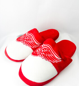 FOCO Pánské pantofle Detroit Red Wings Team Logo Staycation Slipper Velikost: EU