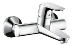 Hansgrohe Umyvadlová baterie, chrom / Umyvadlová baterie / Nástěnná montáž / Keramická kartuše / Rozteč středů 150 mm (31923000)