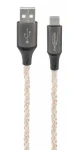 Ansmann 1700-0158 černá / Datový a nabíjecí kabel / USB-A - USB-C / 1 m / LED osvětlení / 60W (1700-0158)