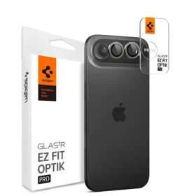 Spigen Glass tR EZ Fit Optik Pro 2 Pack ochranné sklo na čočku fotoaparátu pro Apple iPhone Air zlatá (AGL10131)
