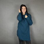 HOSH Pletený jednobarevný rolák CLAIRE Barva: Tmavě šedá