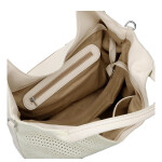 Elegantní dámská kabelka do ruky Carlita, béžová