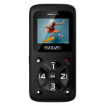 EVOLVEO EasyPhone ID, mobilní telefon pro seniory, černý