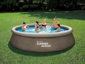 Summer Waves Nafukovací bazén s filtrací – Quick Up (ø 3,96 m × v. 0,84 m)