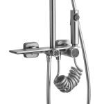 REA - Sprchový set HELIX kartáčovaný nikl REA-P6622