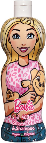 Sprchový gel a šampon Barbie 2v1 400 ml - Trigo