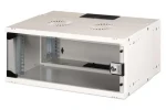 Digitus SOHO PRO 4U šedá / Nástěnná skříň / 19" / 240x540x400 mm / skleněné dveře / IP20 (DN-49200)