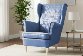 Křeslo Bresso - látka Mafera látka: Mafera 25 - modrá