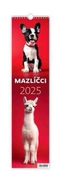 Nástěnný kalendář 2025 Mazlíčci