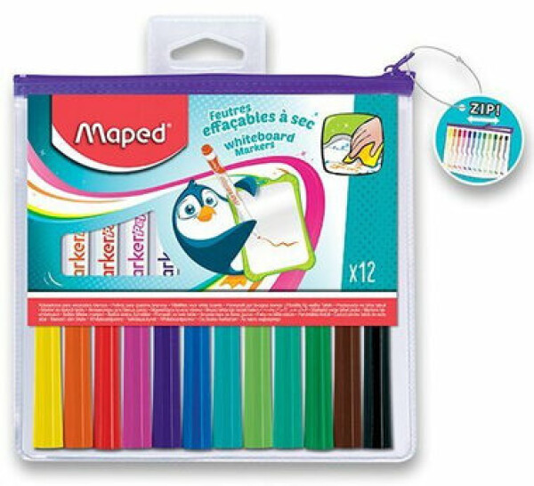 MAPED Popisovače na bílé tabule WB Fun Colours 12 ks (135084)