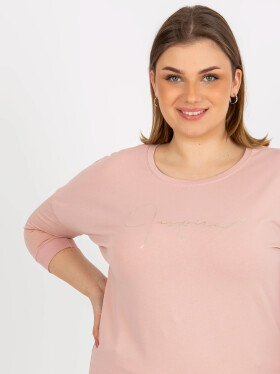 Světle růžová halenka JEDNA VELIKOST