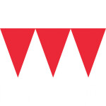 Vlaječková girlanda červená 450cm Vlaječková girlanda červená 450cm