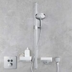 AXOR - Citterio E Set sprchové hlavice Raindance Select S 120, 3 proudy, tyče a hadice, chrom 36735000