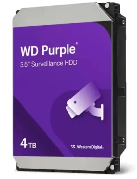 WD Purple Surveillance 4TB / HDD / 3.5" SATA III / 5 400 rpm / 128MB cache (WD44PURZ)