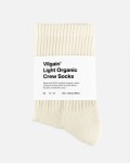 Vilgain Light Organic Crew Socks 35 38 páry Natural White