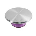 Cake star Otočný stojan kovový fialový 30cm