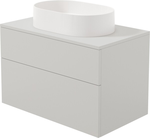 DEANTE - Prizma cashmere koupelnová skříňka, s granitovým umyvadlem - 55x35 cm; SDKB8SAU6S