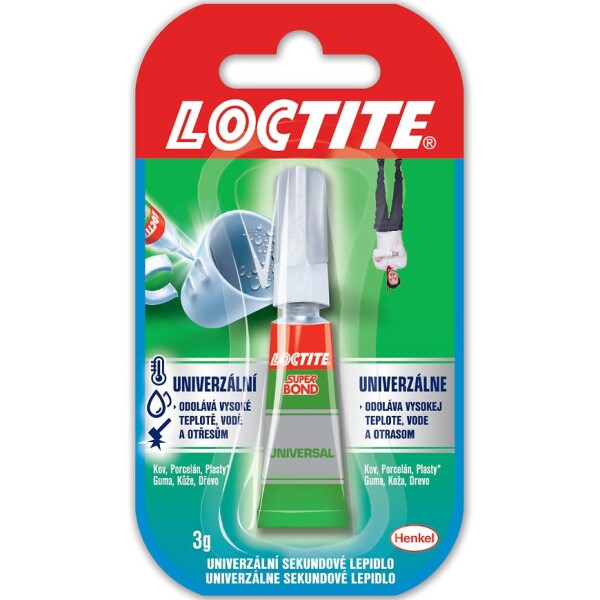 Henkel Loctite - sekundové lepidlo Super Bond, 3 g - 12ks