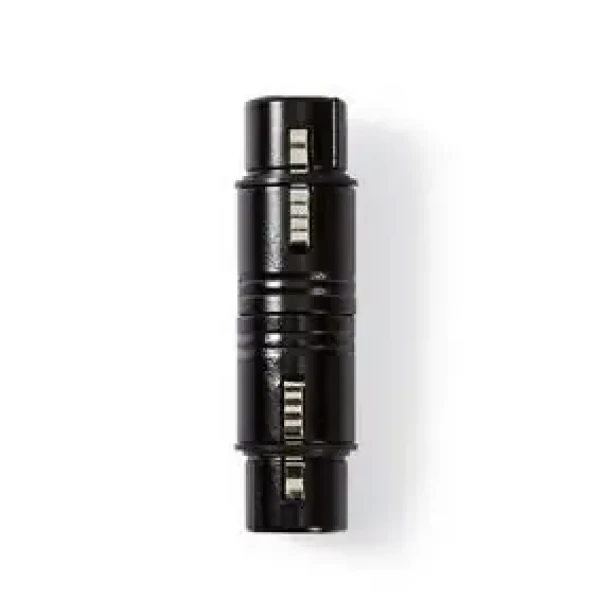 Nedis XLR adaptér černá / XLR 3kolíková zástrčka / XLR 3kolíková zásuvka / poniklované (COTP15920BK)
