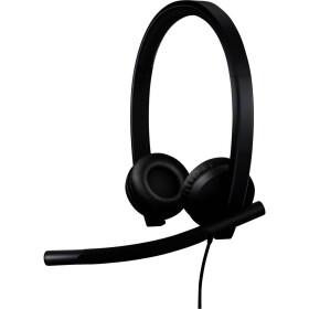 Logitech H570e Headset otevřená (On Ear) kabelová černá Hi-Fi