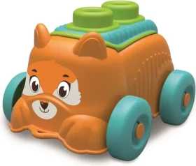Clementoni Soft Clemmy Senzorické autíčko Liška se 4 kostkami