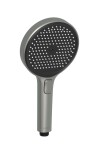 Kielle - Oudee Sprchová hlavice 130, 3 proudy, EcoSpare, gun metal/černá 20402013E