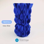 PLA FiberSilk filament tmavě modrý metallic 1,75mm Fiberlogy 850g