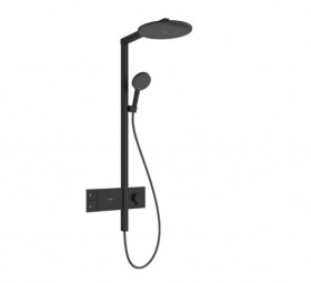 HANSGROHE - Raindance Alive S Sprchový set s termostatem, průměr 30 cm, 3 proudy, matná černá 24582670