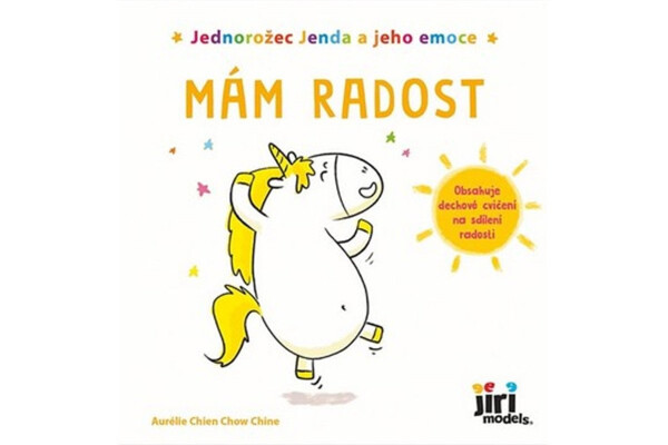 Jednorožec Jenda jeho emoce Mám radost