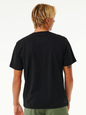 Rip Curl VAPORCOOL CULTURE black pánské tričko s krátkým rukávem - XXL