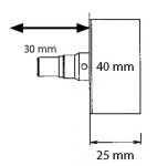 Cariitti SY nástěnné osvětlení nerez. ocel, fitinka C1545030L