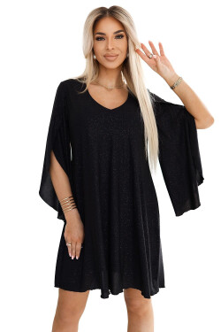 Dámské šaty 597-1 LIVIA - NUMOCO černá L/XL