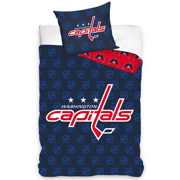 Hokejové povlečení NHL Washington Capitals Shields Velikost: 135x200 + 80x80 cm