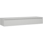 MEXEN/S - Orio koupelnová skříňka pod umyvadlo 160 cm s deskou, 1 šuplík, šedá mat 91A10-16023-1-BFC62