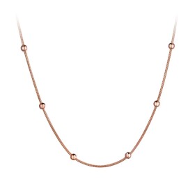 Náhrdelník s jemnými kuličkami Alice Gold - chirurgická ocel, Zlatá 40 cm + 5 cm (prodloužení)