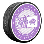 Mustang Puk Columbus Blue Jackets NHL Hockey Fights Cancer