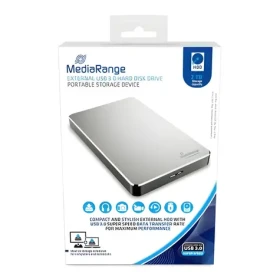 MediaRange MR997 stříbrná / Externí HDD / 2 TB / 2,5" / USB 3.0 (MR997)