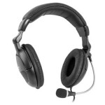Defender Orpheus HN-898 / sluchátka s mikrofonem / 2x 3.5mm jack / uzavřená / ovládání hlasitosti / černá (63898-DE)