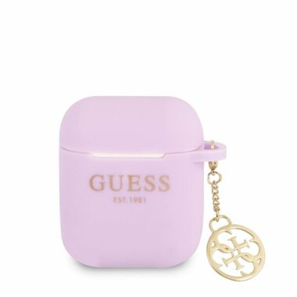 Guess 4G Charm Silikonové Pouzdro pro Airpods 1/2 GUA2LSC4EU