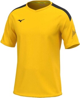 Mizuno Pánské tričko Tee Cyber Yellow - Fotbalový dres Mizuno MZNRB Tee P2EAB55045 Velikost textilu: M