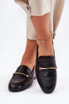Kožené Polobotky Mokasiny Dámské Maciejka K6809-01 Černé 37