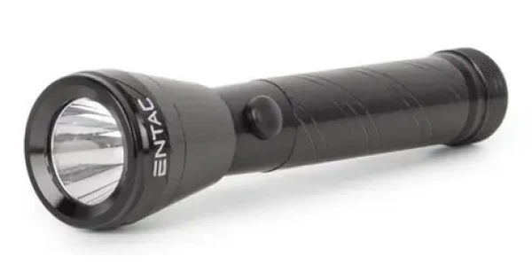 Entac Svítilna LED 1W černá / Svítilna / hliníkové tělo / 110 lm / AA / IP44 (EFL-1W-ALU)