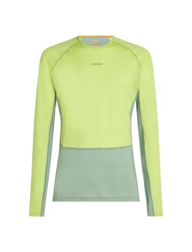 ICEBREAKER Mens 200 ZoneKnit LS Crewe, Seaglass/Peridot/Cb (vzorek) velikost: M