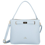 Luxusní dámská koženková kabelka do ruky Candice, světle modrá