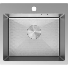 MEXEN - Solix ocelový dřez 1-bowl 500 x 450 mm, nerez HC 6402501000-01HC