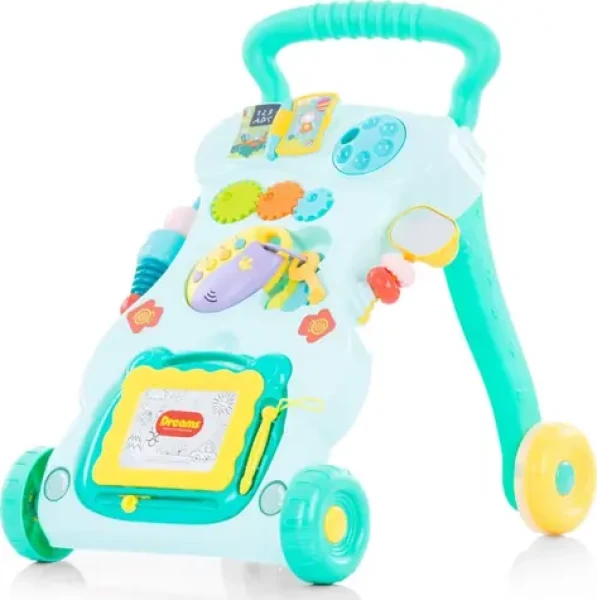 CHIPOLINO Chodítko interaktivní Funny Mint / od 6 měsíců (148102)