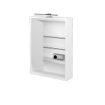 Dřevojas - Jednodveřová galerka FOCUS GAOE 50 - M01 Bílá mat / Pravé 283070P