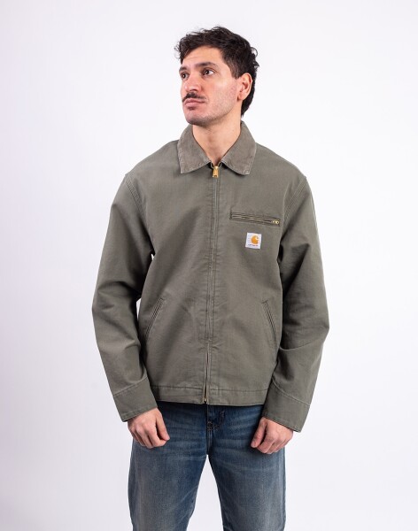 Carhartt WIP Detroit Jacket Leaf/Leaf stone canvas L